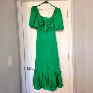 Sandro Green Jewel Dress